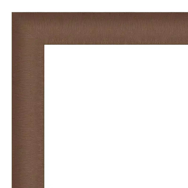 33" x 27" Bathroom Wall Mirror Brushed Bronze -: Polystyrene Frame, Wall Mount