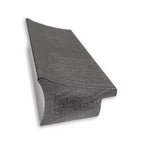 39" x 27" Non-Beveled Brushed Pewter Narrow Wall Mirror