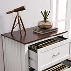 29 File Storage Cabinet, White