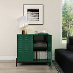 31.5 in. 2-Door Wooden Accent Decorative Storage Cabinet with 3 Adjustable Shelf