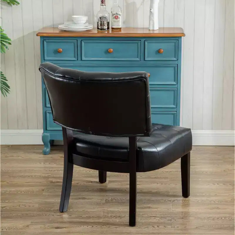 Modern Accent Chair, Movile Boucle Tufted Accent Chair with Oversized Seating for Living Room Bedroom Apartment