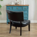 Modern Accent Chair, Movile Boucle Tufted Accent Chair with Oversized Seating for Living Room Bedroom Apartment