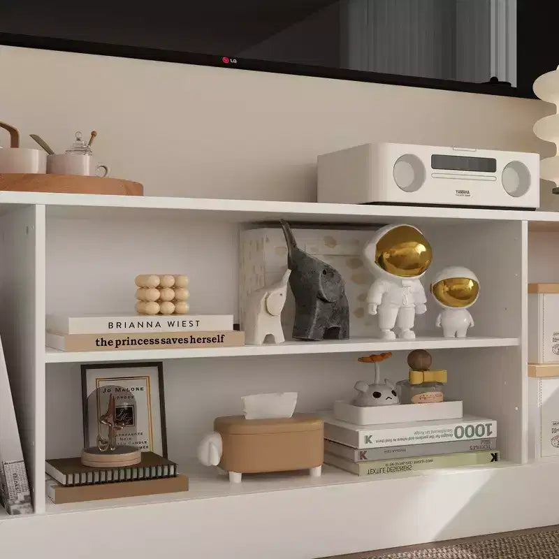 Large Entertainment Center All Encompassing TV Entertainment Center: Aesthetic & Practical Living Room Essential