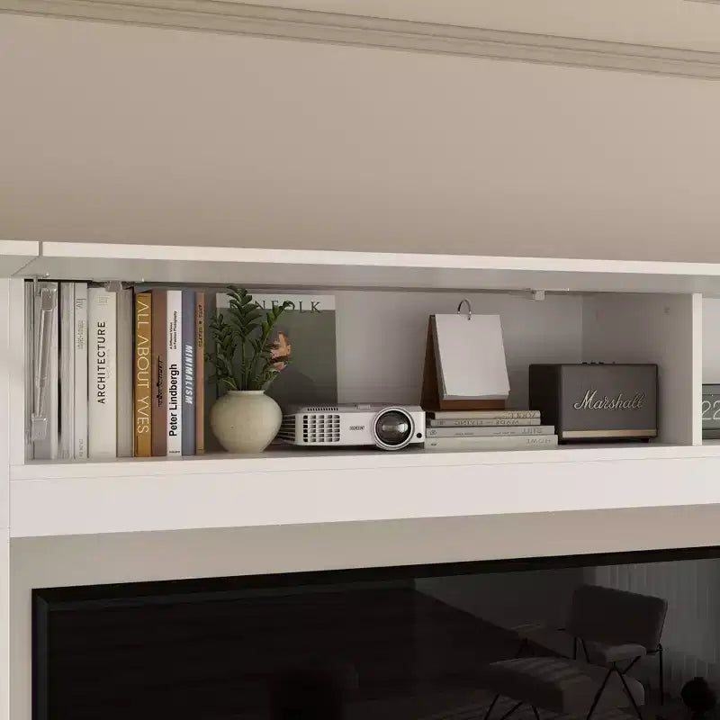 Large Entertainment Center All Encompassing TV Entertainment Center: Aesthetic & Practical Living Room Essential