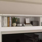 Large Entertainment Center All Encompassing TV Entertainment Center: Aesthetic & Practical Living Room Essential