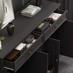 5 Drawer Horizontal Dresser Multifunctional Storage Cabinet Living Room Storage Solutions