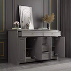 5 Drawer Horizontal Dresser Multifunctional Storage Cabinet Living Room Storage Solutions