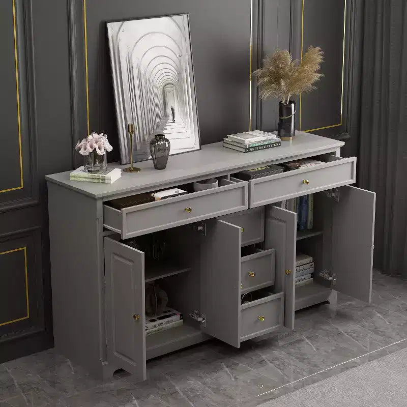 5 Drawer Horizontal Dresser Multifunctional Storage Cabinet Living Room Storage Solutions
