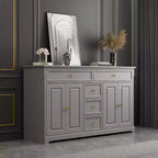 5 Drawer Horizontal Dresser Multifunctional Storage Cabinet Living Room Storage Solutions