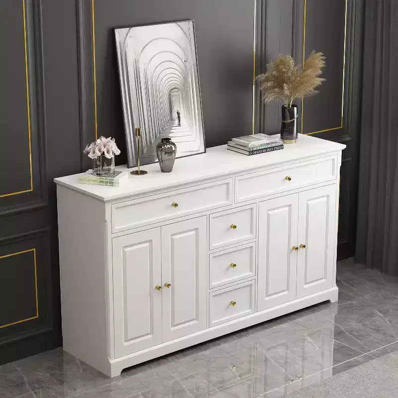 5 Drawer Horizontal Dresser Multifunctional Storage Cabinet Living Room Storage Solutions