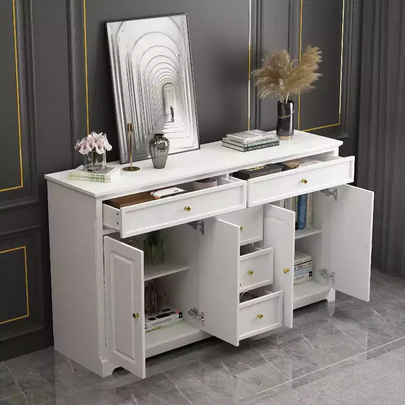 5 Drawer Horizontal Dresser Multifunctional Storage Cabinet Living Room Storage Solutions