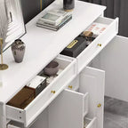 5 Drawer Horizontal Dresser Multifunctional Storage Cabinet Living Room Storage Solutions