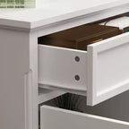 5 Drawer Horizontal Dresser Multifunctional Storage Cabinet Living Room Storage Solutions