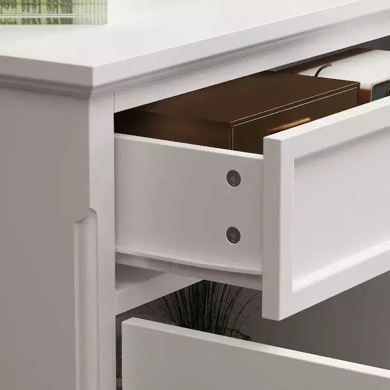 5 Drawer Horizontal Dresser Multifunctional Storage Cabinet Living Room Storage Solutions