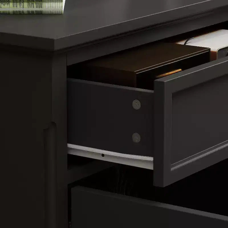 5 Drawer Horizontal Dresser Multifunctional Storage Cabinet Living Room Storage Solutions