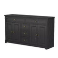 5 Drawer Horizontal Dresser Multifunctional Storage Cabinet Living Room Storage Solutions