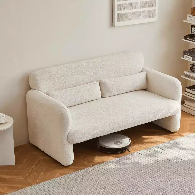 Sleeper Sofa Bed with USB, Adjustable Pull-Out Bed & Side Pocket (Velvet)
