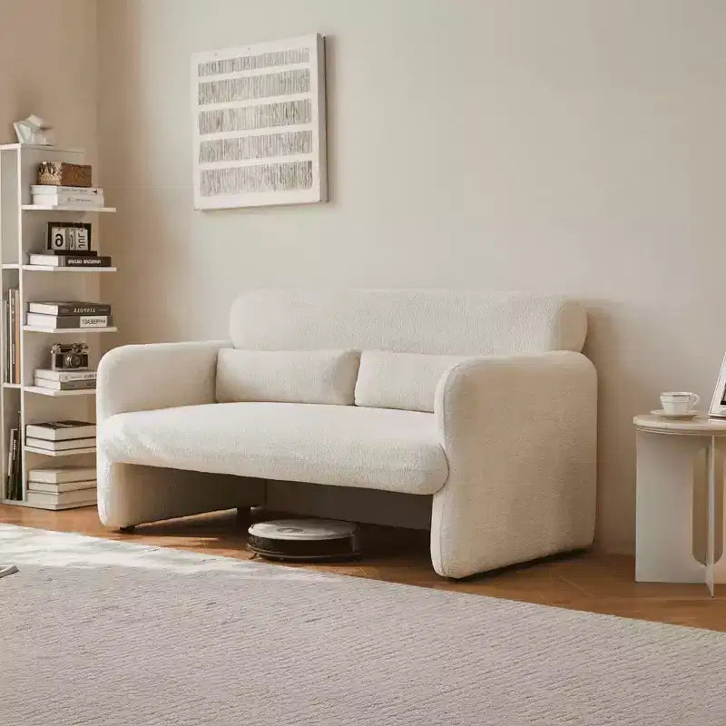 Sleeper Sofa Bed with USB, Adjustable Pull-Out Bed & Side Pocket (Velvet)