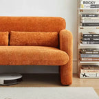 Sleeper Sofa Bed with USB, Adjustable Pull-Out Bed & Side Pocket (Velvet)