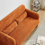 Sleeper Sofa Bed with USB, Adjustable Pull-Out Bed & Side Pocket (Velvet)