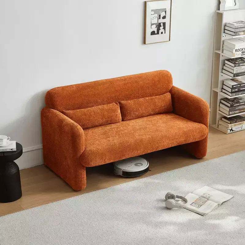 Sleeper Sofa Bed with USB, Adjustable Pull-Out Bed & Side Pocket (Velvet)
