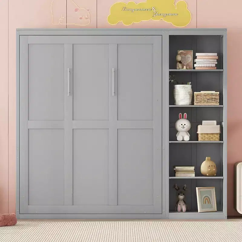 Murphy Bed Wall Bed with Shelves