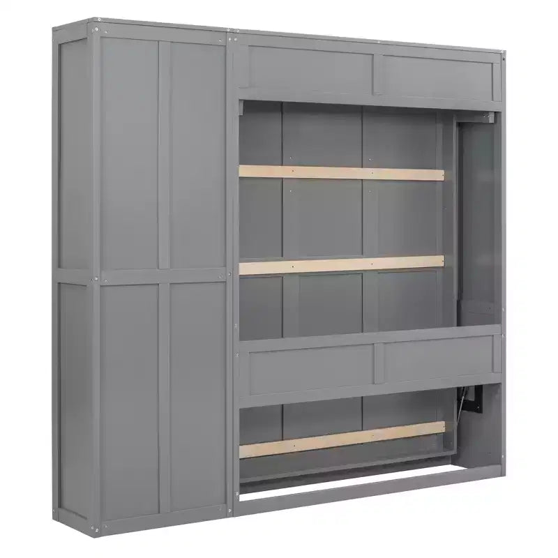 Murphy Bed Wall Bed with Shelves