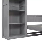 Murphy Bed Wall Bed with Shelves