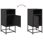 Bedside Cabinet Nightstand Side End Table Home Bedroom Furniture Steel