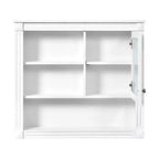 32 in. W x 28 in. H Rectangular MDF Medicine Cabinet with Mirror, 5 Removable Shelves, Soft-closing Hinges