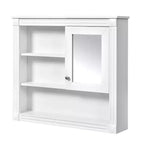 32 in. W x 28 in. H Rectangular MDF Medicine Cabinet with Mirror, 5 Removable Shelves, Soft-closing Hinges