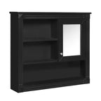 32 in. W x 28 in. H Rectangular MDF Medicine Cabinet with Mirror, 5 Removable Shelves, Soft-closing Hinges