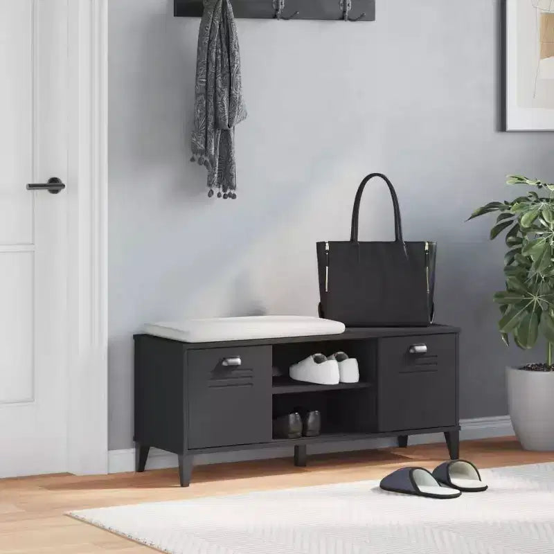 Shoe Bench Storage Shelf Organizer Hallway Furniture Solid Wood Pine