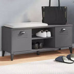 Shoe Bench Storage Shelf Organizer Hallway Furniture Solid Wood Pine