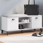Shoe Bench Storage Shelf Organizer Hallway Furniture Solid Wood Pine