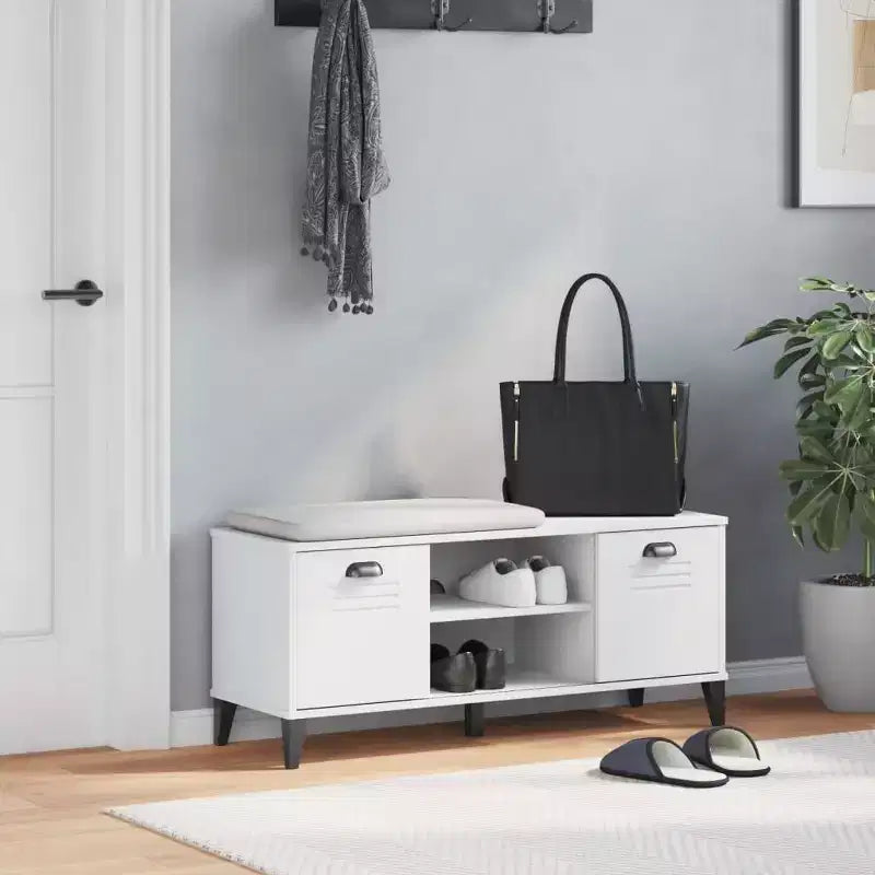 Shoe Bench Storage Shelf Organizer Hallway Furniture Solid Wood Pine