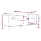 Shoe Bench Storage Shelf Organizer Hallway Furniture Solid Wood Pine