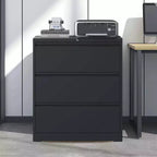 Lockable Lateral File Cabinet Heavy-Duty Metal for Home Office, Silent Full-Extension Slides, Anti-Tilt, Fits Letter/Legal/A4/F4