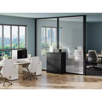 Lockable Lateral File Cabinet Heavy-Duty Metal for Home Office, Silent Full-Extension Slides, Anti-Tilt, Fits Letter/Legal/A4/F4