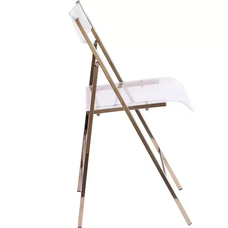 Luxury Modern Folding Chairs Acrylic Lucite