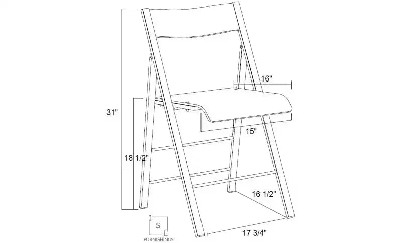Luxury Modern Folding Chairs Acrylic Lucite