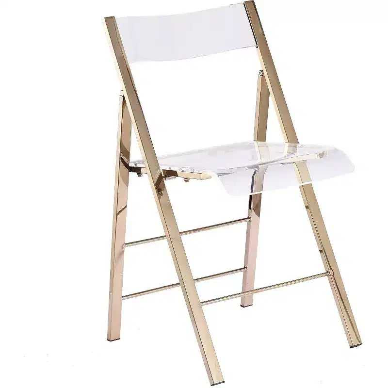 Luxury Modern Folding Chairs Acrylic Lucite