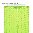 Four-Sided Revolving Pegboard Counter Display with Hooks