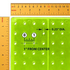 Four-Sided Revolving Pegboard Counter Display with Hooks
