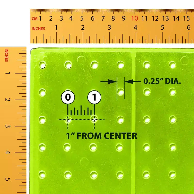 Four-Sided Revolving Pegboard Counter Display with Hooks