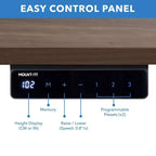 Electric Sit-Stand Desk with Tabletop