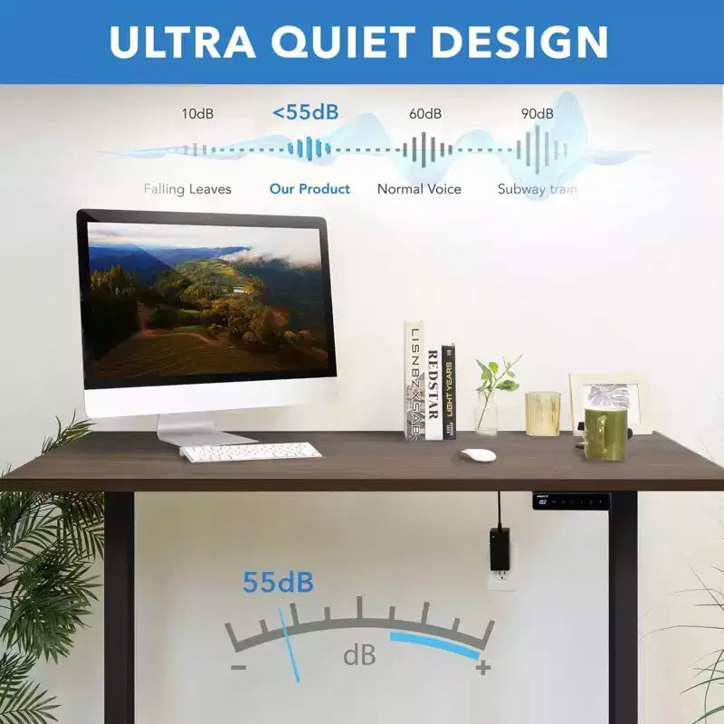 Electric Sit-Stand Desk with Tabletop