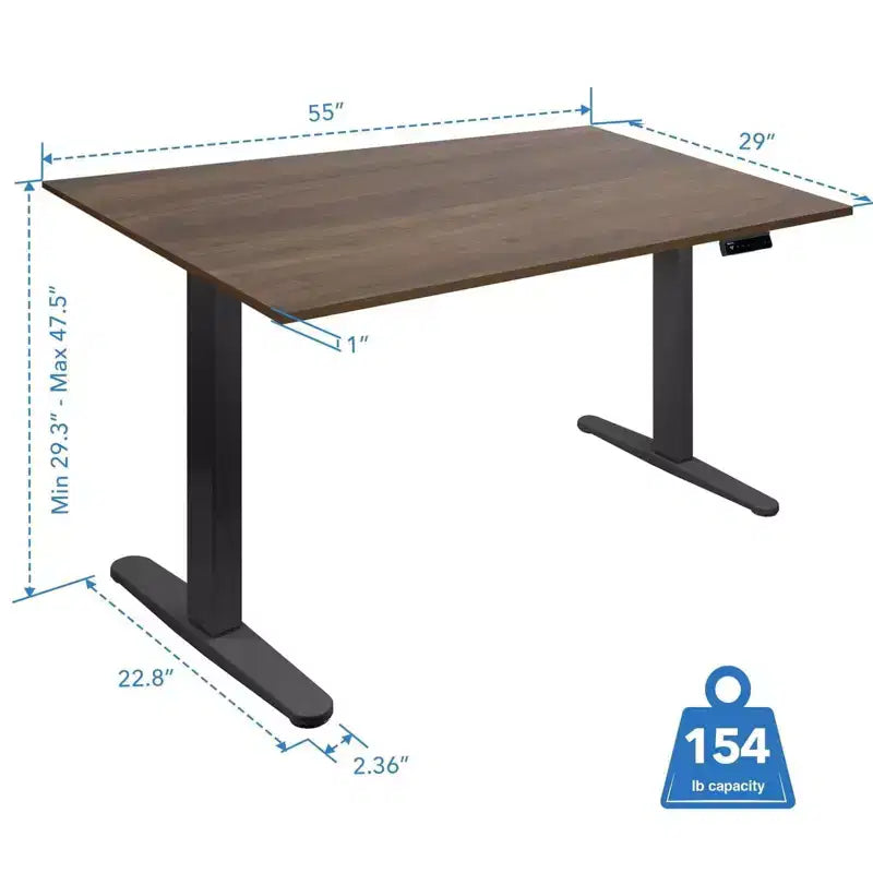 Electric Sit-Stand Desk with Tabletop