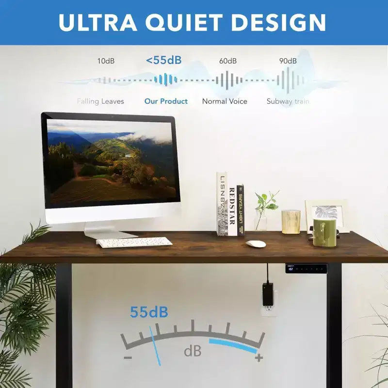 Electric Sit-Stand Desk with Tabletop