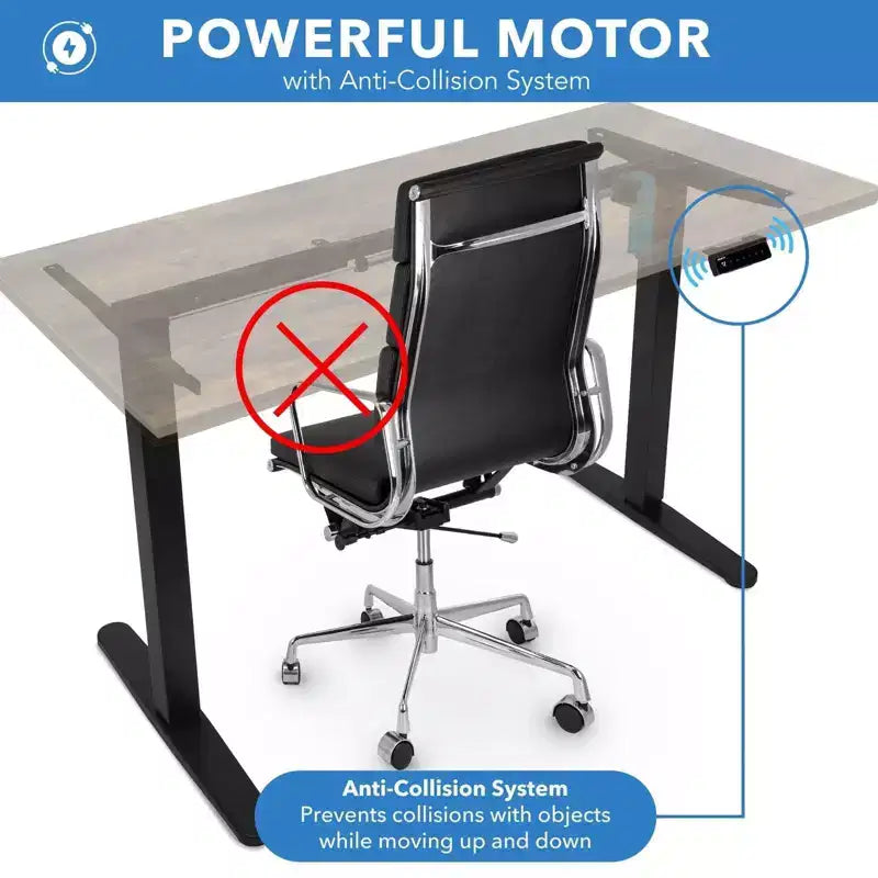 Electric Sit-Stand Desk with Tabletop